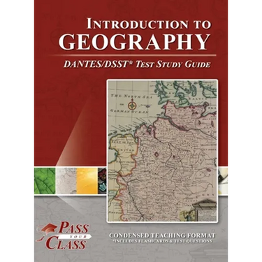 Introduction to Geography DANTES / DSST Test Study Guide