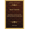 Burns' Clarinda: Brief Papers Concerning The Poet's Renowned Correspondent