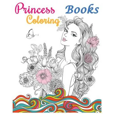Princess Coloring Books: Stress Relieving Gorgeous Princess Designs (+100 Pages)