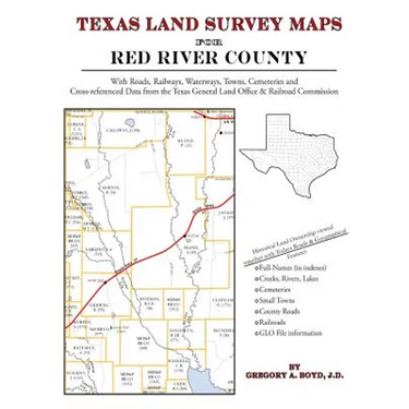 Texas Land Survey Maps for Red River County