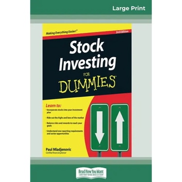 Stock Investing for Dummies(R) (16pt Large Print Edition)