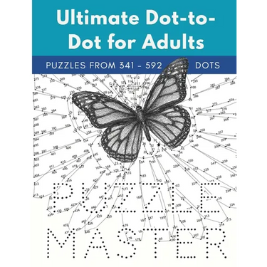 Ultimate Dot-to-Dot for Adults: Puzzles from 341 to 592 dots
