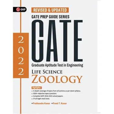GATE 2022 Life Science Zoology- Guide by Dr. Prabhanshu Kumar, Dr. Nibedita Mukhopadhyay