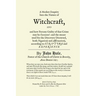 A Modest Enquiry Into the Nature of Witchcraft