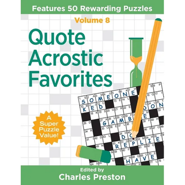 Quote Acrostic Favorites: Features 50 Rewarding Puzzles