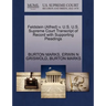 Feldstein (Alfred) V. U.S. U.S. Supreme Court Transcript of Record with Supporting Pleadings