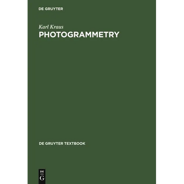 Photogrammetry: Geometry from Images and Laser Scans