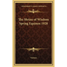 The Shrine of Wisdom Spring Equinox 1928