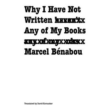 Why I Have Not Written Any of My Books