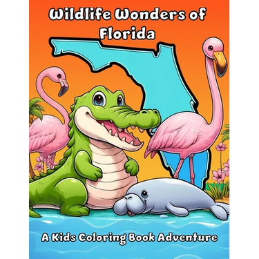Wildlife Wonders of Florida: A Kids Coloring Book Adventure
