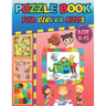 Puzzle book for clever kids age 8-12: Kids activity book - Word Search, Sudoku, Trivia, Tic tac toe, Mazes and Coloring pages