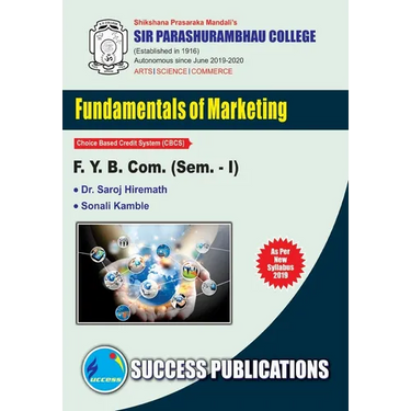 Marketing & Salesmanship (Fundamental of Marketing)(F.Y.B.Com, S.P. College, Sem.-I)