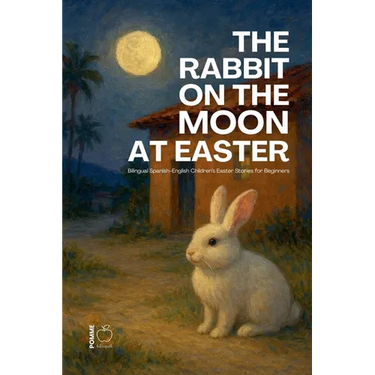 The Rabbit on the Moon at Easter: Bilingual Spanish-English Children's Easter Stories for Beginners