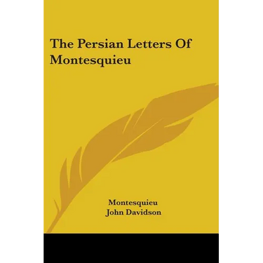 The Persian Letters Of Montesquieu
