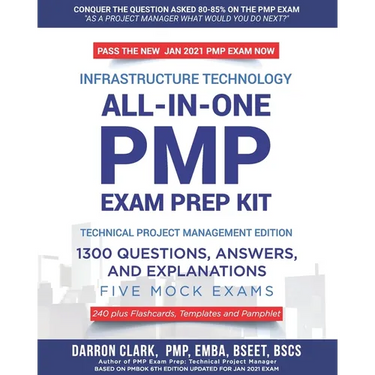 All-In-One PMP(R) EXAM PREP Kit,1300 Question, Answers, and Explanations, 240 Plus Flashcards, Templates and Pamphlet Updated for Jan 2021 Exam: Based