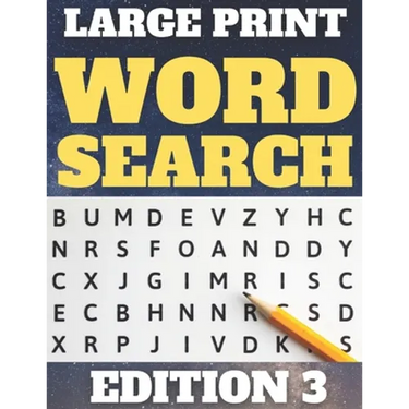 Large Print Word Search: 80 Large Print Word Searches for Adults & Seniors - Find Hundreds of Words - Suitable for Kids (Word Set Edition 3)