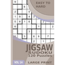 Jigsaw Sudoku: 120 Puzzles Easy to Hard, Irregularly Shaped Sudoku Puzzles with Solutions in Large Print - Volume 14