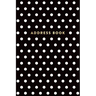 Address Book: Black and White Polka Dots, 6x9, 130 Pages, Professionally Designed