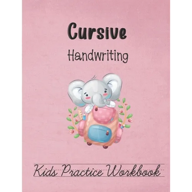 Cursive Handwriting, Kids Practice Workbook: Alphabets on lined pages to trace and form perfect cursive letters for all ages. Easy to practice on 110