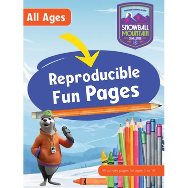 Vbs 2026 Snowball Mountain Challenge All Ages Reproducible Fun Pages: Find Your Strength in God