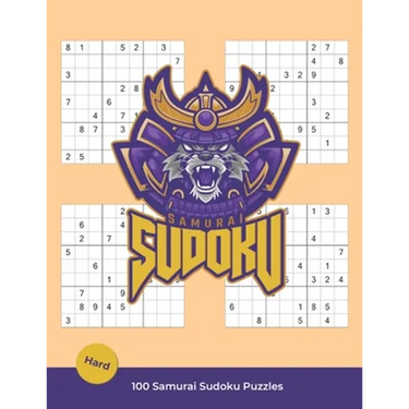 Samurai Sudoku Puzzles: Samurai Sudoku Puzzle Book - 100 Hard Puzzles