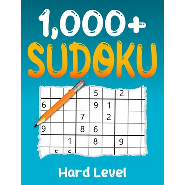 1000+ Hard Sudoku Puzzle Book: Puzzles with Solutions for Adults