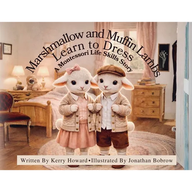 Marshmallow and Muffin Lambs Learn to Dress