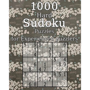 1000 Hard Sudoku Puzzles for Experienced puzzlers: Logic Puzzles - with Solutions - Classic Sudoku - Perfect as a Gift for Grandma