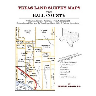 Texas Land Survey Maps for Hall County