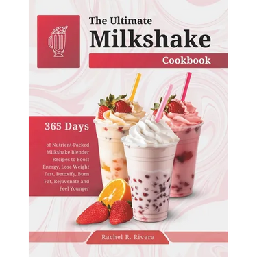 The Ultimate Milkshake Cookbook: 365 Days of Nutrient-Packed Milkshake Blender Recipes to Boost Energy, Lose Weight Fast, Detoxify, Burn Fat, Rejuvena