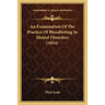 An Examination Of The Practice Of Bloodletting In Mental Disorders (1854)