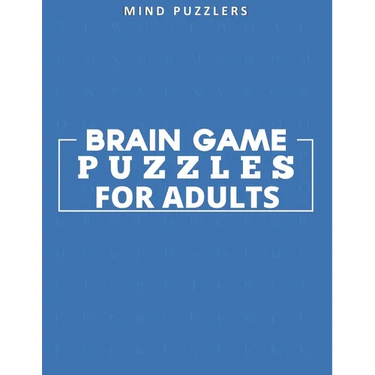 Brain Game Puzzles for Adults: Sudoku, Word and Number Search & Find Activity Book