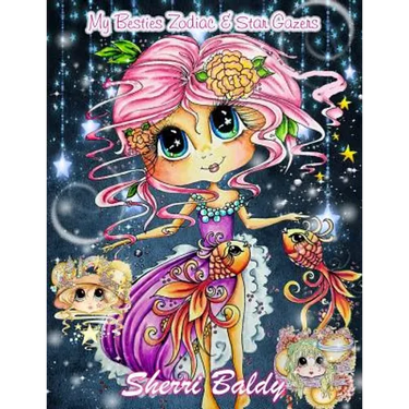 Sherri Baldy My-Besties Zodiac and Star Gazers Coloring Book
