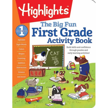 First Grade Big Fun Workbook: 256-Page Activity Workbook for First Graders, Vocabulary, Math, Science and More