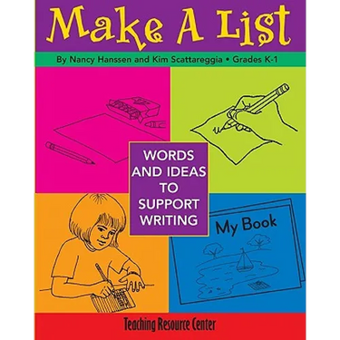 Make A List: Words & Ideas To Support Writing