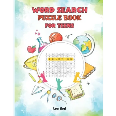 Word Search Puzzle Book for Teens: Brain Teasers for Adventures young adult Hidden word search for Teens