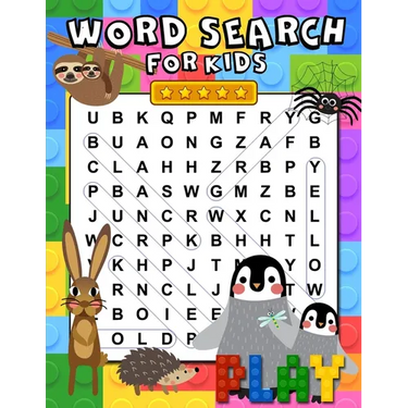 Word Search For Kids: 100 Fun and Educational Word Search Puzzles for Kids ages 6-8 Search & Find Activity Book to Improve Vocabulary, Spell