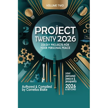 Project Twenty 2026 & Beyond: 226 DIY Project for Peace and Prosperity for 2026 and Beyond Volume 2