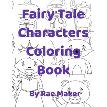 Fairy Tale Characters Coloring Book