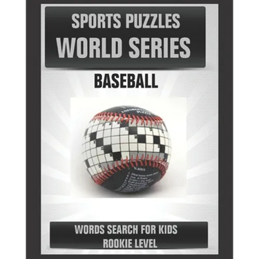 Sports Puzzles World Series: Baseball: Baseball Activity Book for Kids: Word Search for Smart Children