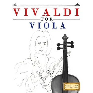 Vivaldi for Viola: 10 Easy Themes for Viola Beginner Book