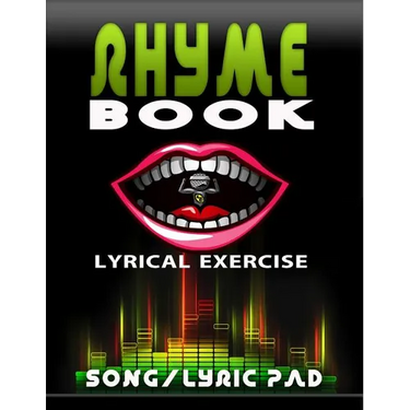 Lyrical Exercise My Rhyme Book Song/Lyric Pad