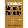 Introdction to Measure and Probability