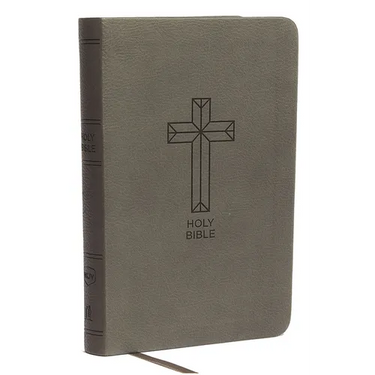 NKJV, Value Thinline Bible, Compact, Imitation Leather, Black, Red Letter Edition