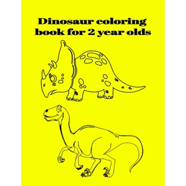 Dinosaur coloring book for 2 year olds