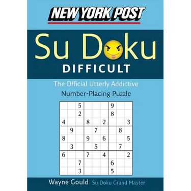New York Post Difficult Su Doku: The Official Utterly Adictive Number-Placing Puzzle