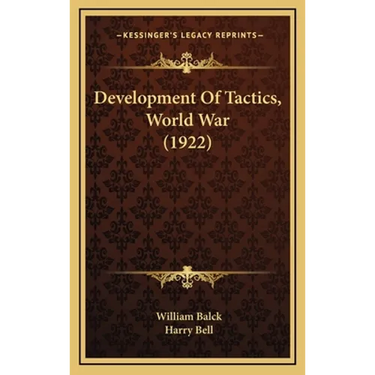 Development Of Tactics, World War (1922)