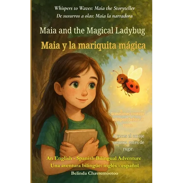 Maia and the Magical Ladybug (An English - Spanish Bilingual Adventure): Sometimes courage whispers before it roars.