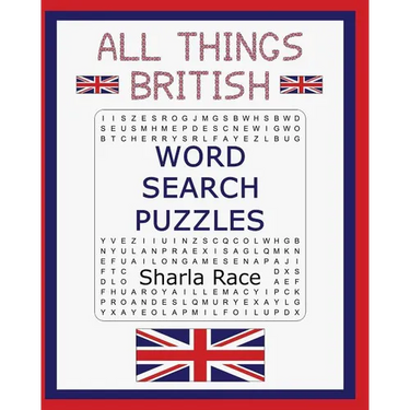 All Things British Word Search Puzzles