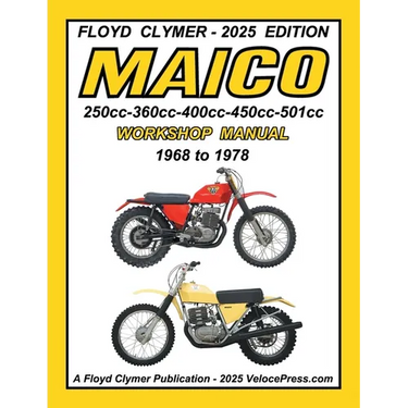 MAICO 250cc - 360cc - 400cc - 450cc - 501cc 1968-1978 WORKSHOP MANUAL